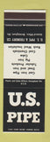 Matchbook Cover - US Pipe Birmingham AL SAMPLE