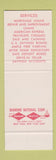 Matchbook Cover - First Federal Savings Loan Leesburg Wildwood FL SAMPLE