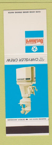 Matchbook Cover - Chrysler Outboard Boat Motors SAMPLE