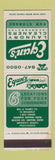 Matchbook Cover - Egan's Laundry Cleaners Providence RI WEAR SAMPLE