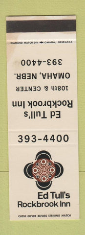 Matchbook Cover - Ed's Tull's Rockbrook Inn Omaha NE WEAR SAMPLE