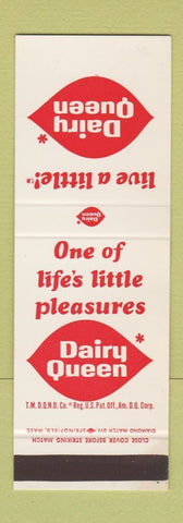 Matchbook Cover - Dairy Queen SAMPLE