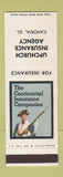 Matchbook Cover - Upchurch Insurance Cahokia IL SAMPLE