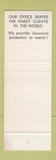 Matchbook Cover - Upchurch Insurance Cahokia IL SAMPLE