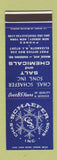 Matchbook Cover - Chas Schaefer Sons Salt Chemical Elizabeth NJ SAMPLE