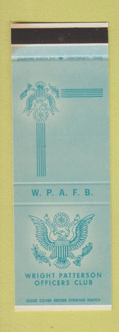 Matchbook Cover - Wright Patterson Officers Club Air Force Base WEAR SAMPLE