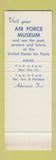 Matchbook Cover - Wright Patterson Officers Club Air Force Base WEAR SAMPLE