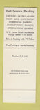 Matchbook Cover - Northern Trust Company Chicago IL SAMPLE
