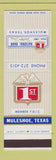 Matchbook Cover - First National Bank Muleshoe TX SAMPLE