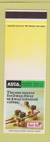 Matchbook Cover - Asco Automatic Switch Florham Park NJ SAMPLE