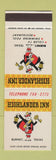 Matchbook Cover - Highlander Inn Burnet TX SAMPLE