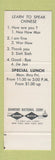 Matchbook Cover - Foo Chow Chinese Restaurant New York City SAMPLE
