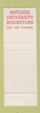 Matchbook Cover - Rutgers University Book Store SAMPLE