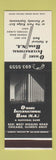 Matchbook Cover - O'Hare International Bank Chicago  SAMPLE