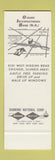 Matchbook Cover - O'Hare International Bank Chicago  SAMPLE