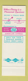 Matchbook Cover - Trinkaus Manot Motel Restaurant Utica NY  SAMPLE
