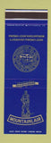 Matchbook Cover - West Virginia University Morgantown WV SAMPLE