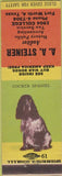 Matchbook Cover - AA Steiner Auditor Accounting Fort Worth TX Cocker Spaniel
