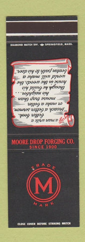 Matchbook Cover - Moore Drop Forging SAMPLE