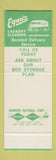 Matchbook Cover - Egan's Laundry Cleaners Providence RI SAMPLE