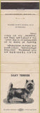 Matchbook Cover - Silky Terrier Club of America WEAR