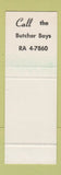 Matchbook Cover - North Side Market Binghamton NY SAMPLE