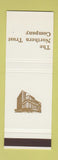 Matchbook Cover - The Northern Trust Company Chicago IL SAMPLE