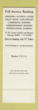 Matchbook Cover - The Northern Trust Company Chicago IL SAMPLE
