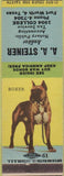 Matchbook Cover - AA Steiner Auditor Accounting Fort Worth TX Boxer