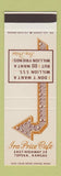 Matchbook Cover - Ira Price Cafe Topeka KS WEAR SAMPLE