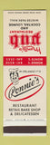 Matchbook Cover - Monte's Pub Ronnie's Winter Park Orlando FL SAMPLE