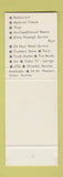 Matchbook Cover - Stop 50 oil gas Boron Seymour IN SAMPLE