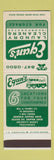 Matchbook Cover - Egan's Laundry Providence RI van SAMPLE