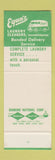 Matchbook Cover - Egan's Laundry Providence RI van SAMPLE
