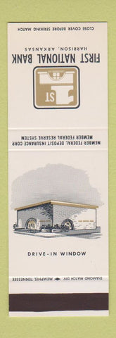 Matchbook Cover - First National Bank Harrison AR SAMPLE
