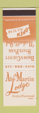 Matchbook Cover - Abe Martin Lodge Nashville IN SAMPLE