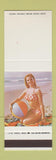 Matchbook Cover - Pinup Girl with Beach Ball SAMPLE