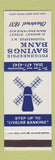 Matchbook Cover - Poughkeepsie Savings Bank NY windmill SAMPLE