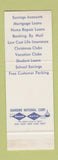 Matchbook Cover - Poughkeepsie Savings Bank NY windmill SAMPLE