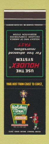 Matchbook Cover - Holiday Inn Morgantown WV hotel SAMPLE