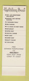 Matchbook Cover - Holiday Inn Ben Gaines Coral Gables FL SAMPLE