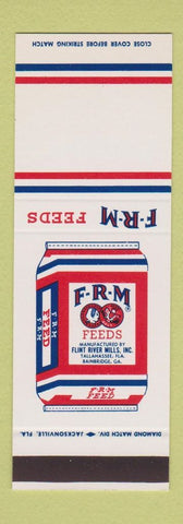 Matchbook Cover - Flint River Mills Tallahassee FL Bainbridge GA feed SAMPLE