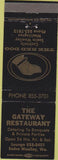 Matchbook Cover - Gateway Tavern Sedro Woolley WA