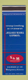 Matchbook Cover - Gowan's Truck Center Montgomery AL SAMPLE