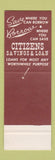 Matchbook Cover - Citizens Savings Morgantown WV SAMPLE