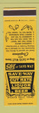 Matchbook Cover - Save Way Cut Rate Liquor Beer Wichita Falls TX SAMPLE
