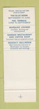 Matchbook Cover - The Shoreham Hotel Washington DC WEAR SAMPLE