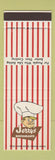 Matchbook Cover - Jerry's Restaurants Lexington KY SAMPLE