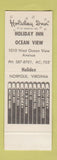 Matchbook Cover - Holiday Inn Holidex Norfolk VA SAMPLE