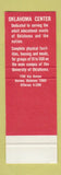 Matchbook Cover - University of Oklahoma Norman OK SAMPLE